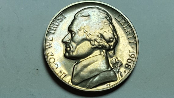 1968-D Jefferson Nickel Uncirculated BU Nice No Problem Coin