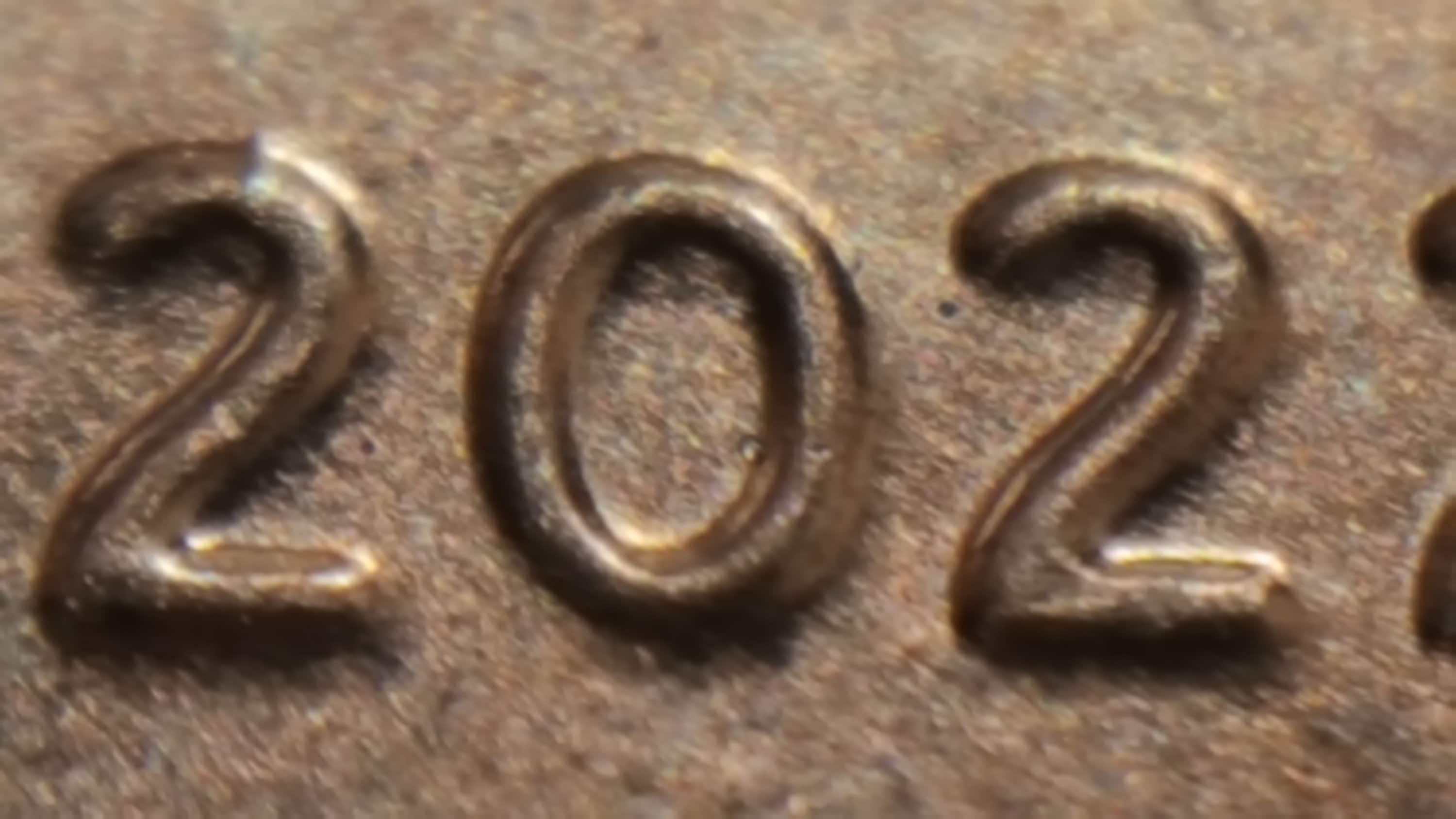 2022-D Lincoln Shield Penny Machine Doubling Die Obverse MDDO