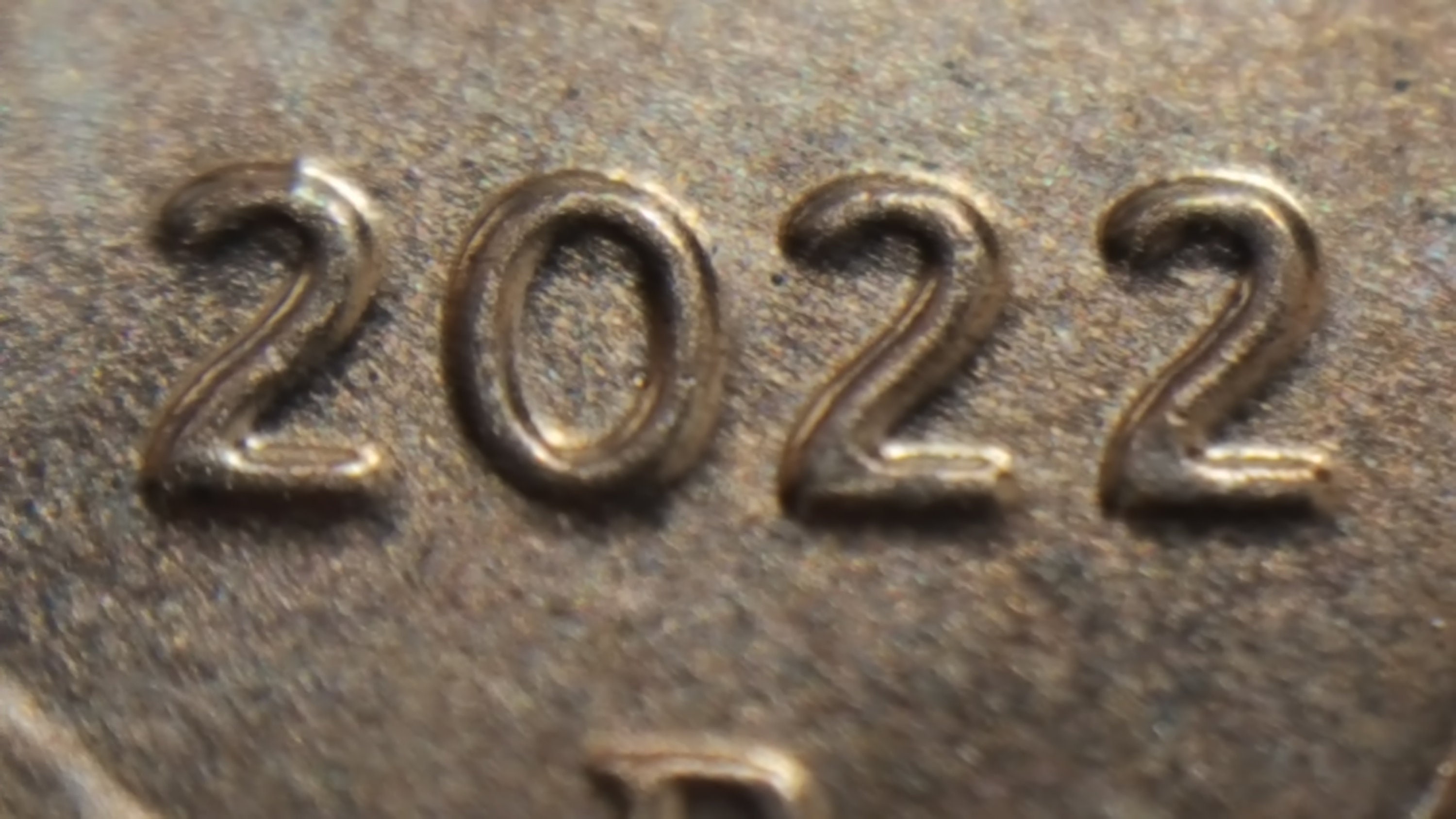 2022-D Lincoln Shield Penny Machine Doubling Die Obverse MDDO