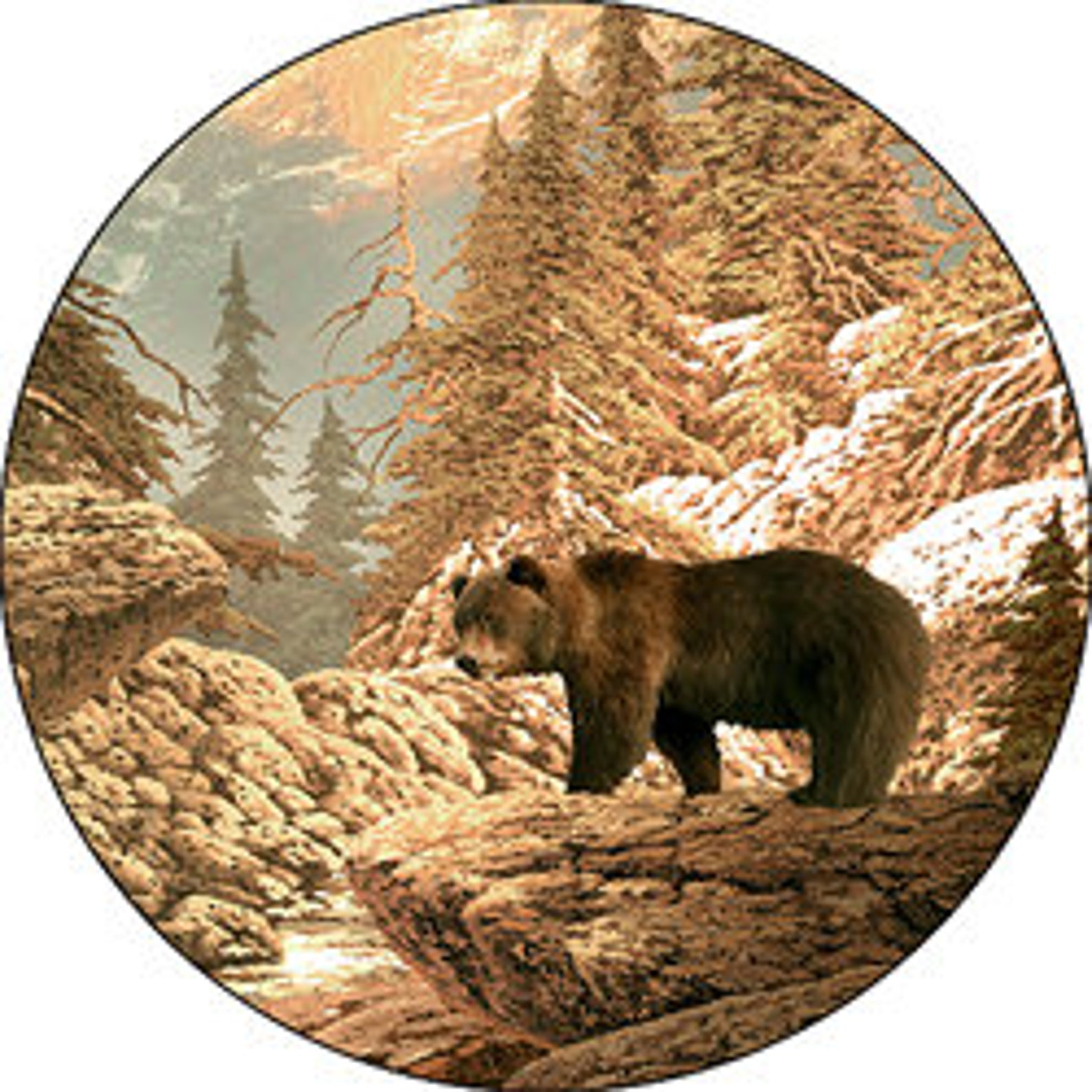 Bear Spare Tire Cover Custom Made to Your Exact Tire Size Etsy