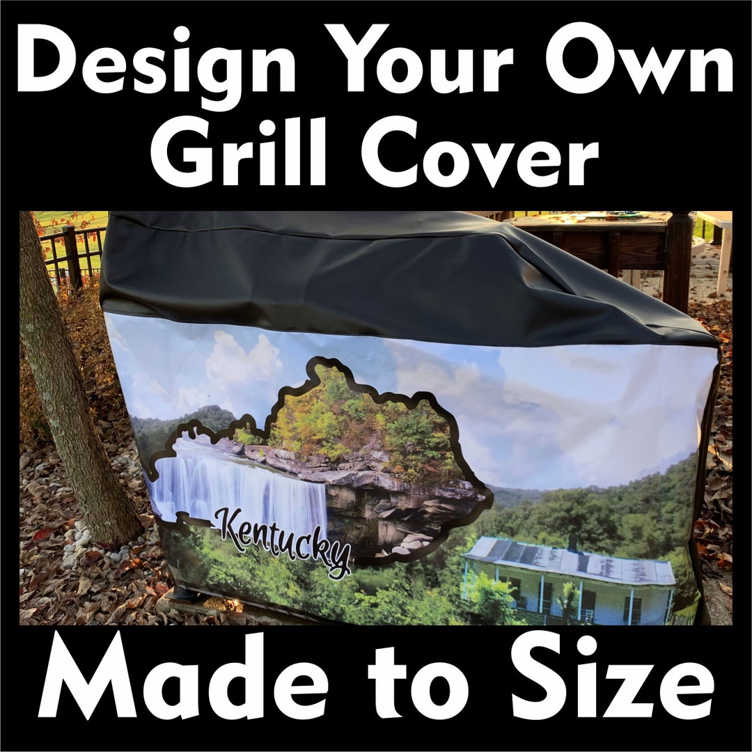 Custom Personalized BBQ Grill Cover Custom Made to Fit Your Etsy