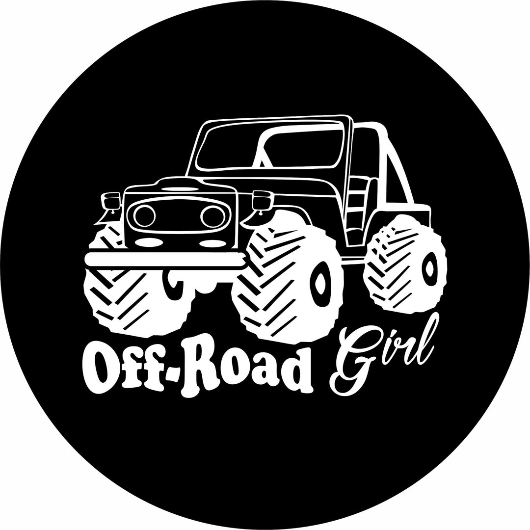 Off-road Girl Spare Tire Cover 4x4 Wheel Cover for Any Size Etsy Canada