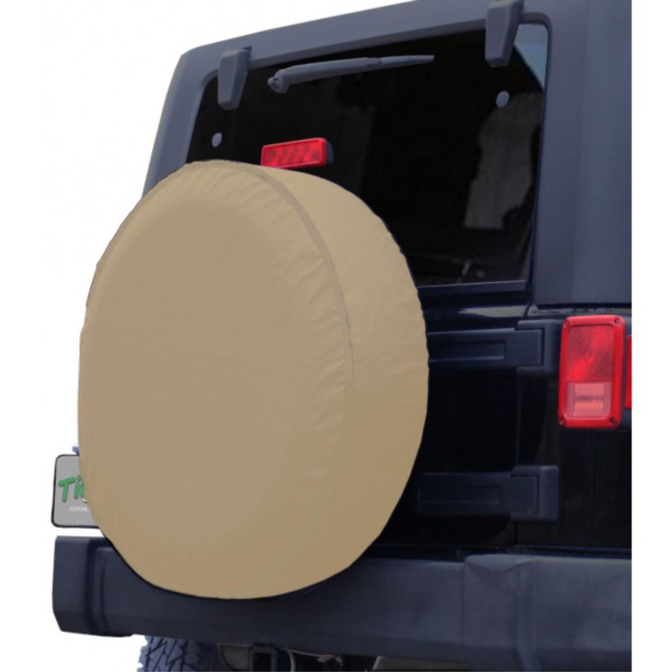 Solid Tan Vinyl Spare Tire Cover Custom Made for your Tire Etsy