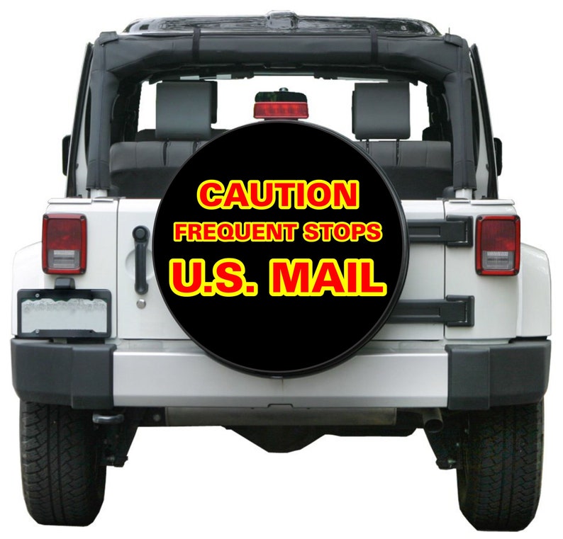U.S. Mail Spare Tire Cover fit to exact tire size Jeep Camper Etsy