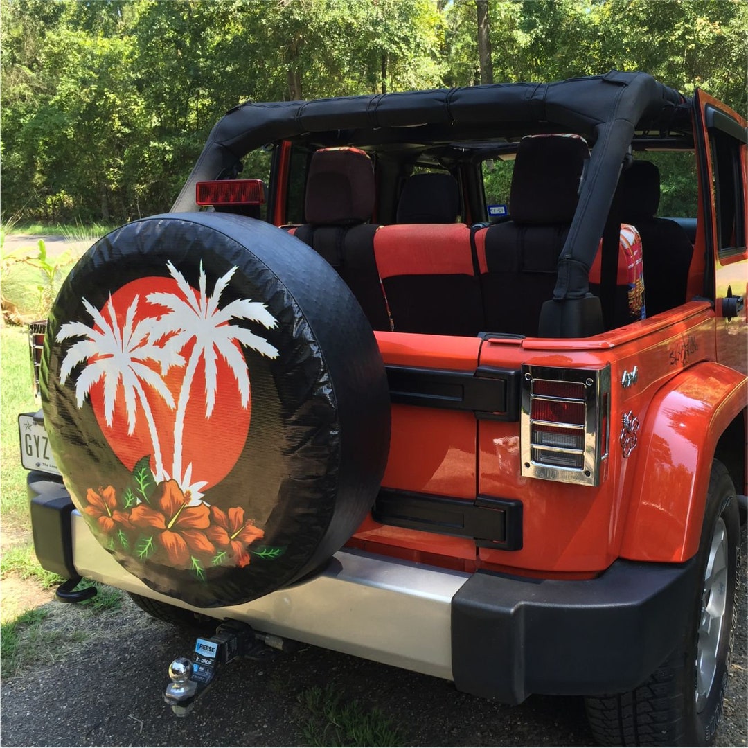 Aloha Sunset Spare Tire Cover Custom Fit to Your Exact Tire Etsy
