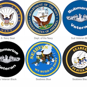 Navy Military Sea bee Veteran Spare Tire Cover ~ ALL Sizes available in menu~ Camera opening option in Menu ~ Heavy Duty Tire Protector