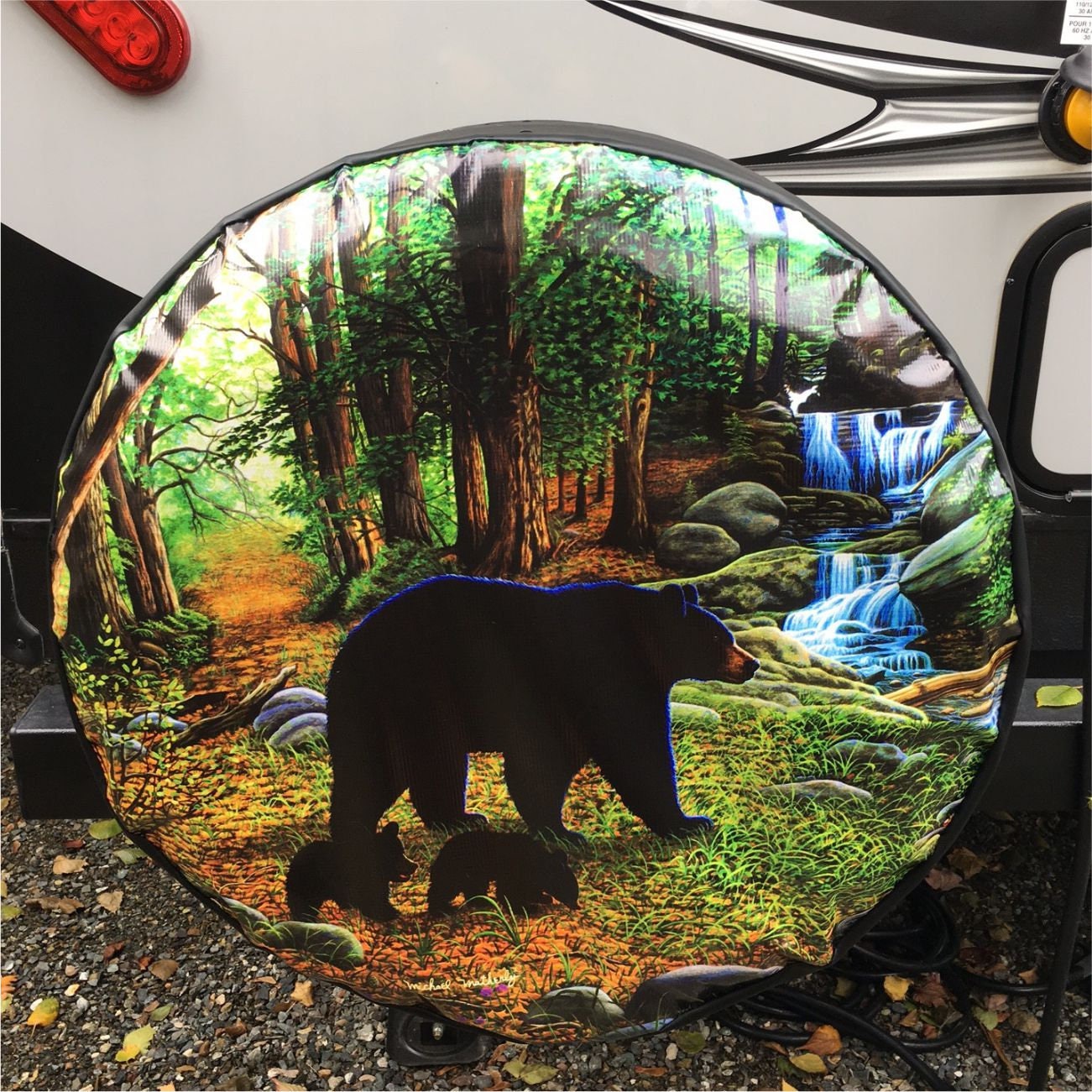 Bear Spare Tire Cover Custom made to your Exact tire size Etsy