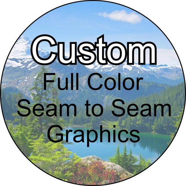 Spare Tire Covers Full Color Print Custom Logo Wheel Cover with Pictures & Lettering Tire Cover for All Tire Sizes