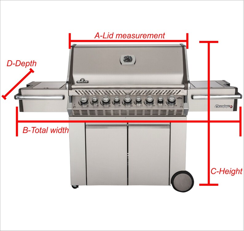 Custom Personalized BBQ Grill Cover Custom Made to Fit Your Etsy