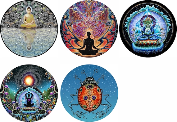 Yoga Meditation Spare Tire Cover, Zen Heavy Duty Protector