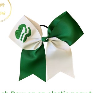 Girl Scout Bow with Logo / Customized Girl Scout logo Bow