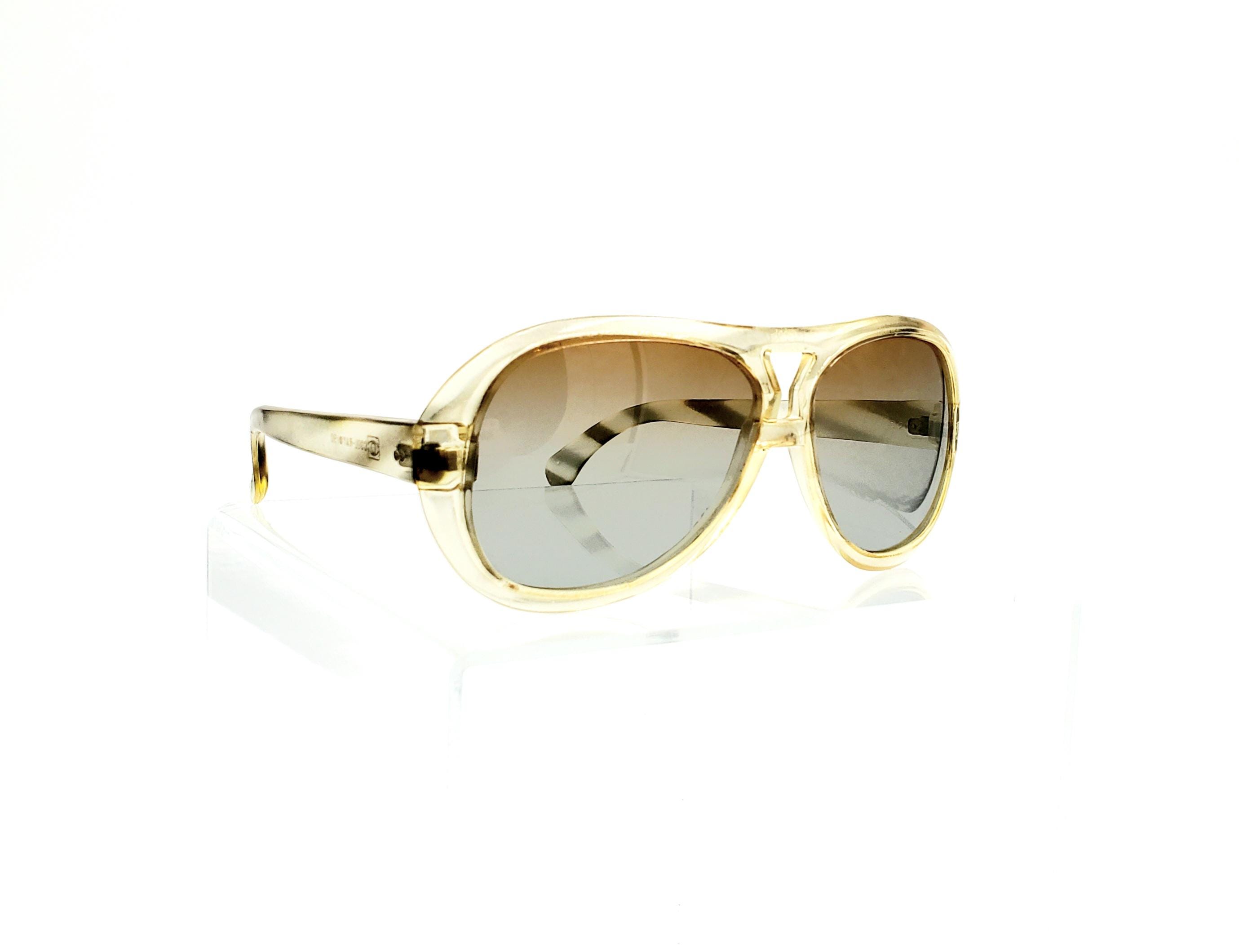 Oversized Retro Aviator Sunglasses UV400 Protection 70s Gold Vintage Pilot Sun $15.00 2026 Oversized Aviator Sunglasses for Women Men 70s  main image 2