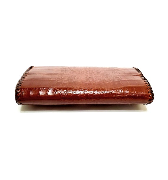 Vintage 70's-80's Reptile Skin Leather Wallet - image 5