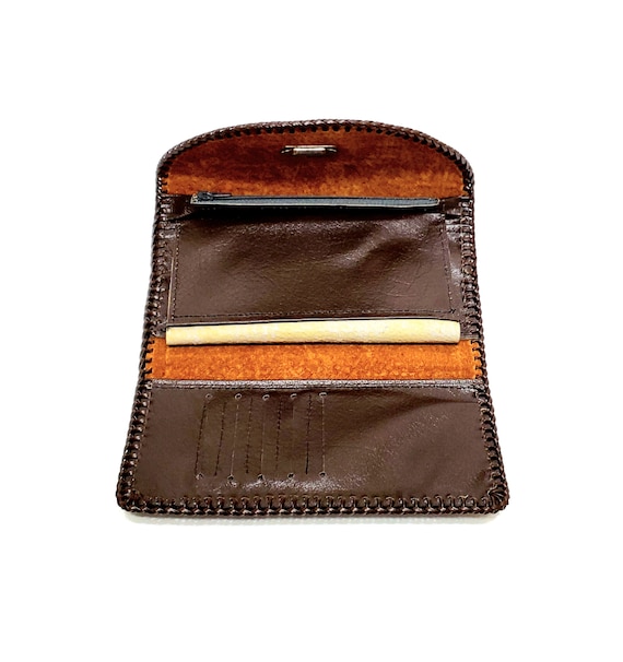 Vintage 70's-80's Reptile Skin Leather Wallet - image 9