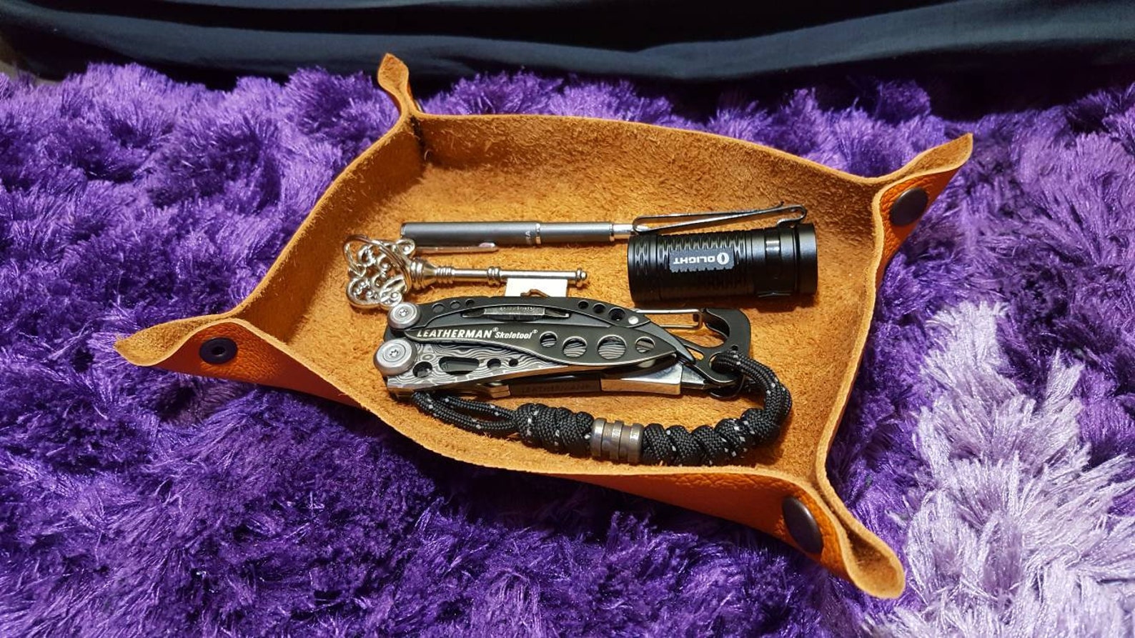 Leather EDC Valet Tray Etsy