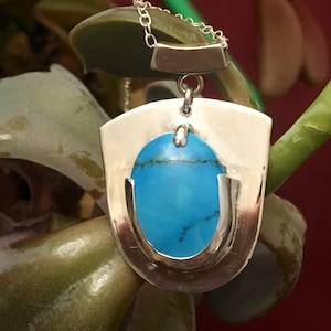 Turquoise Silver Necklace