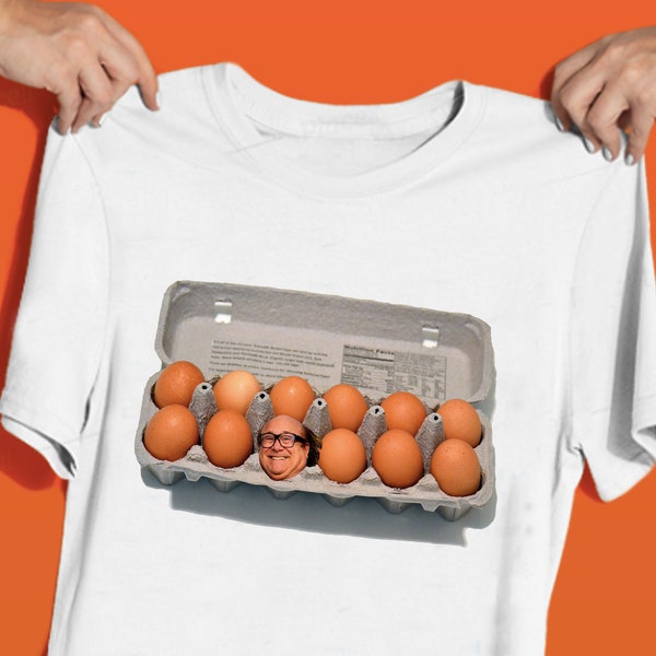 Danny Devito Egg Carton Meme Funny Unisex Tee - T-shirt - Graphic Tee - Shirt