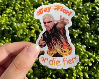 Pegatina de Guy Fieri o Muere Fieri
