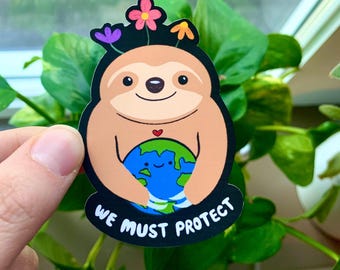 Debemos proteger la pegatina del perezoso