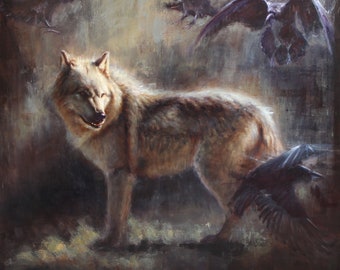 Messengers - Giclee canvas