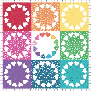 Heartfelt Quilt Kit Riley Blake Keepsake Box
