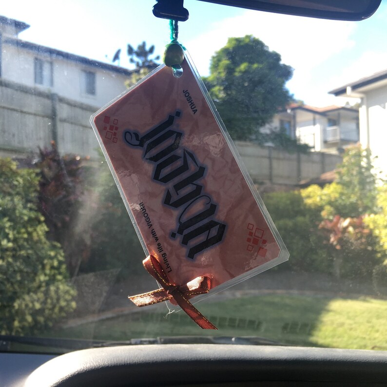 Elegant Car Rearview Mirror Dangle with Fancy Name an Etsy