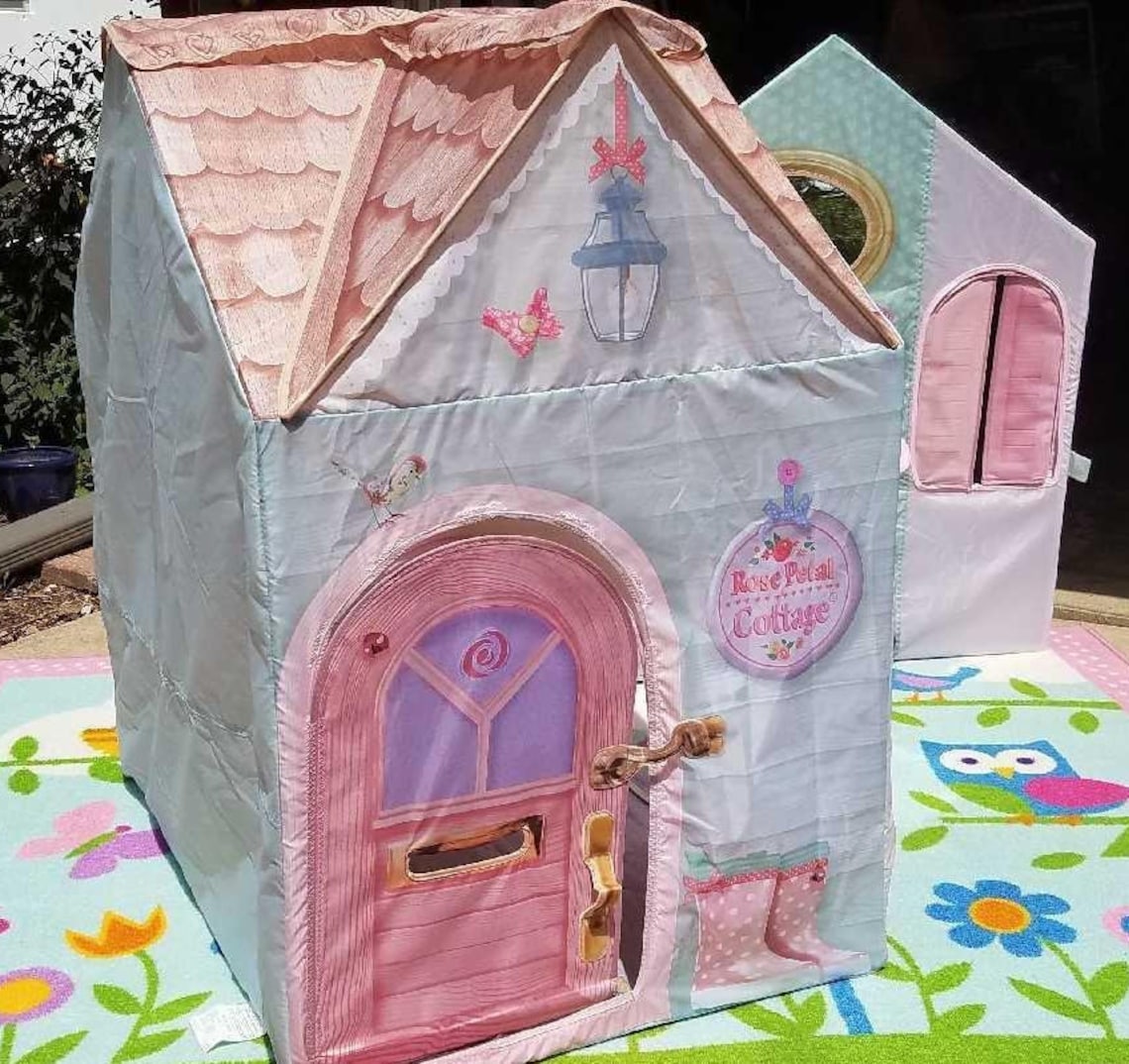 Playskool Dream Town Rose Petal Cottage Tent W/ Appliances Etsy