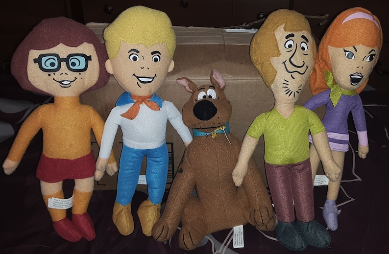 Vintage Scooby Doo Plush Set of 5 - Etsy New Zealand