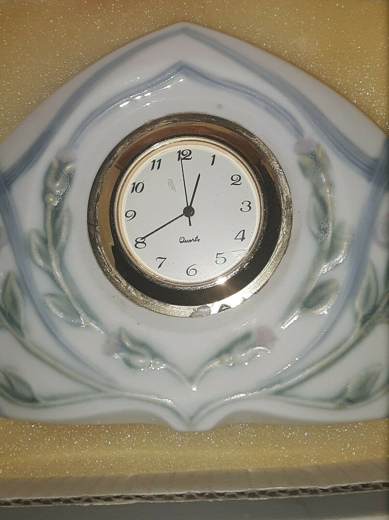 Lladro 5655 Segovia Clock SMALL quartz clock Etsy