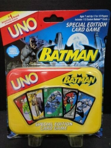 NEW BATMAN UNO Uno Special Edition Card Game - Etsy Australia