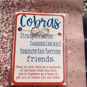 Cheer shoe charm , team gift , competition gifts , Shoe charms, Original Shoe Charm Card