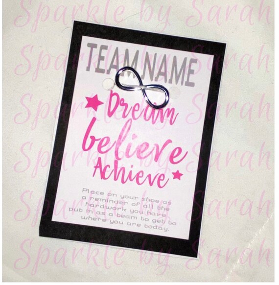 Cheer Shoes Charm dream Believe Achieve Cheer Shoe Charm -
