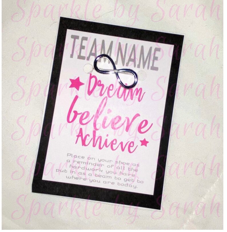 Cheer Shoes Charm dream Believe Achieve Cheer Shoe Charm Etsy