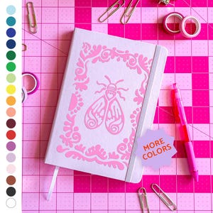 Custom entomology month journal: whimsigoth romantic, bug diary | lined, dot grid, or blank paper