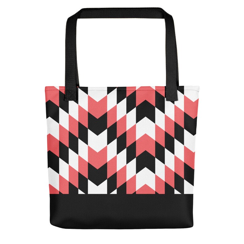 chevron shopping bag best friend Christmas gift cute book bag coral grocery bag coral tribal tote bag women/'s shoulder bag