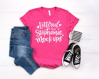 Pink Shirt Mockup Etsy