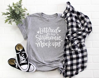 Gray Shirt Flat Lay Etsy