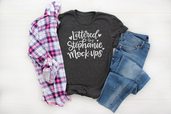 T-Shirt Mockup No Tag Shirt Flat Lay Dark Gray T-Shirt Mockup No Tag Shirt Flat Lay Dark Gray
