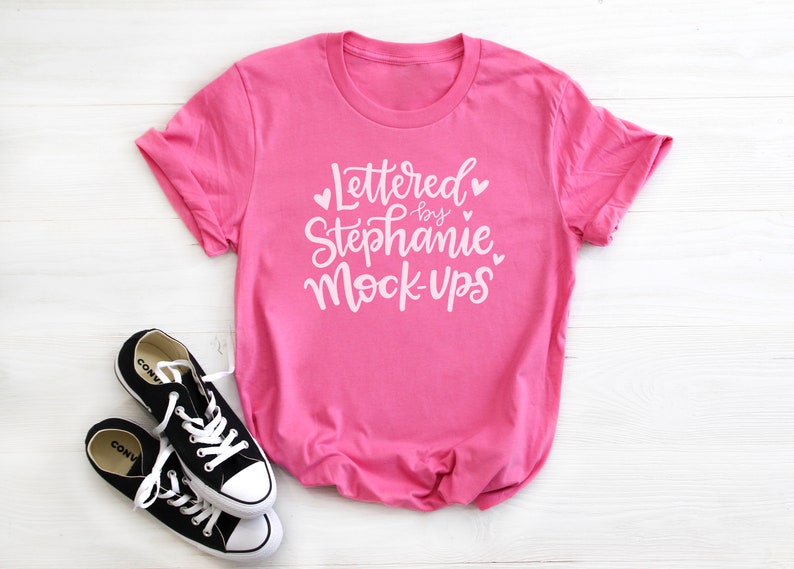 Download T-Shirt Mock Up No Tag Mom Flat Lay Crew Neck Women's | Etsy