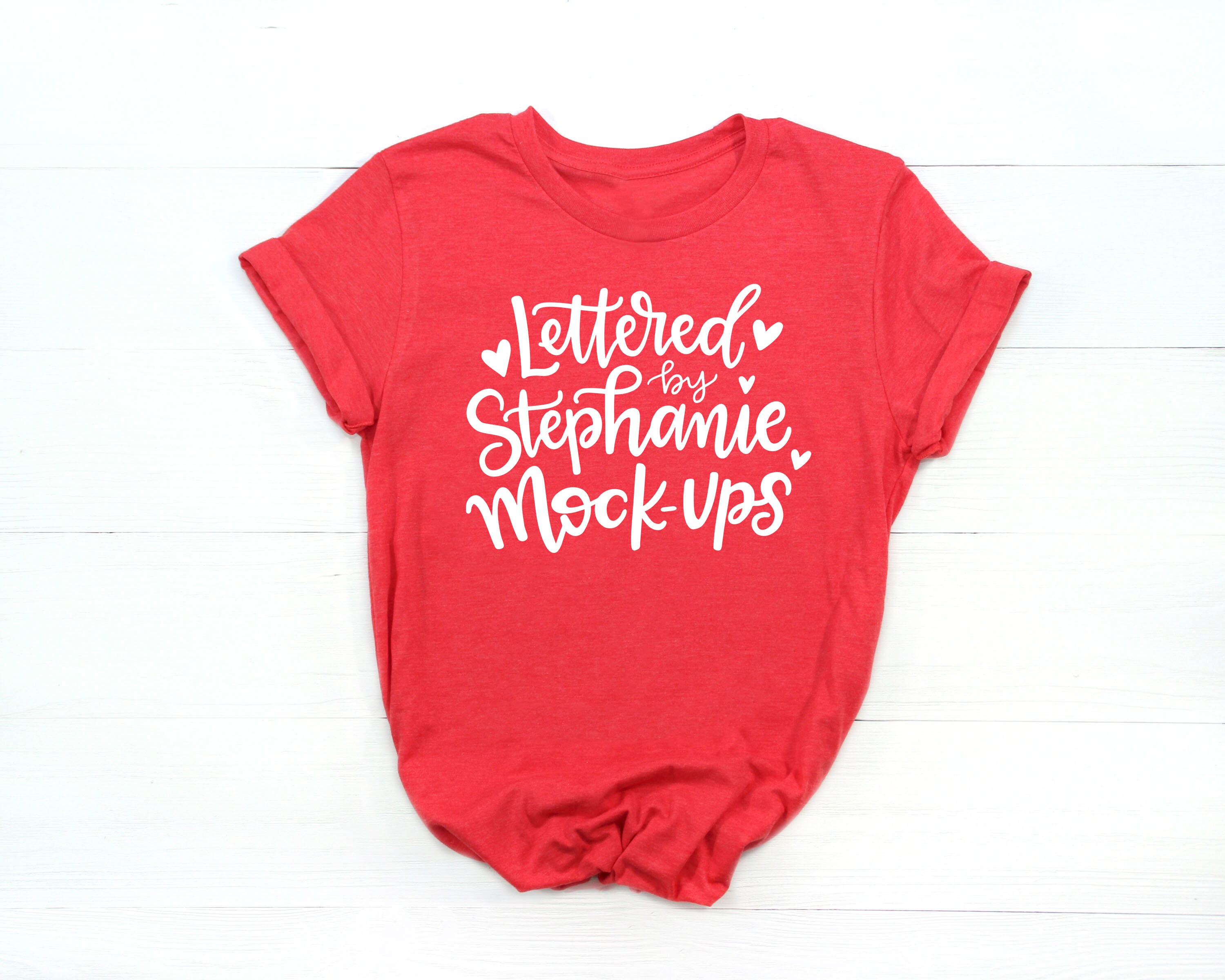 Shirt Mockup Bella Canvas 3001 Mockup Red Shirt Mock Up Etsy
