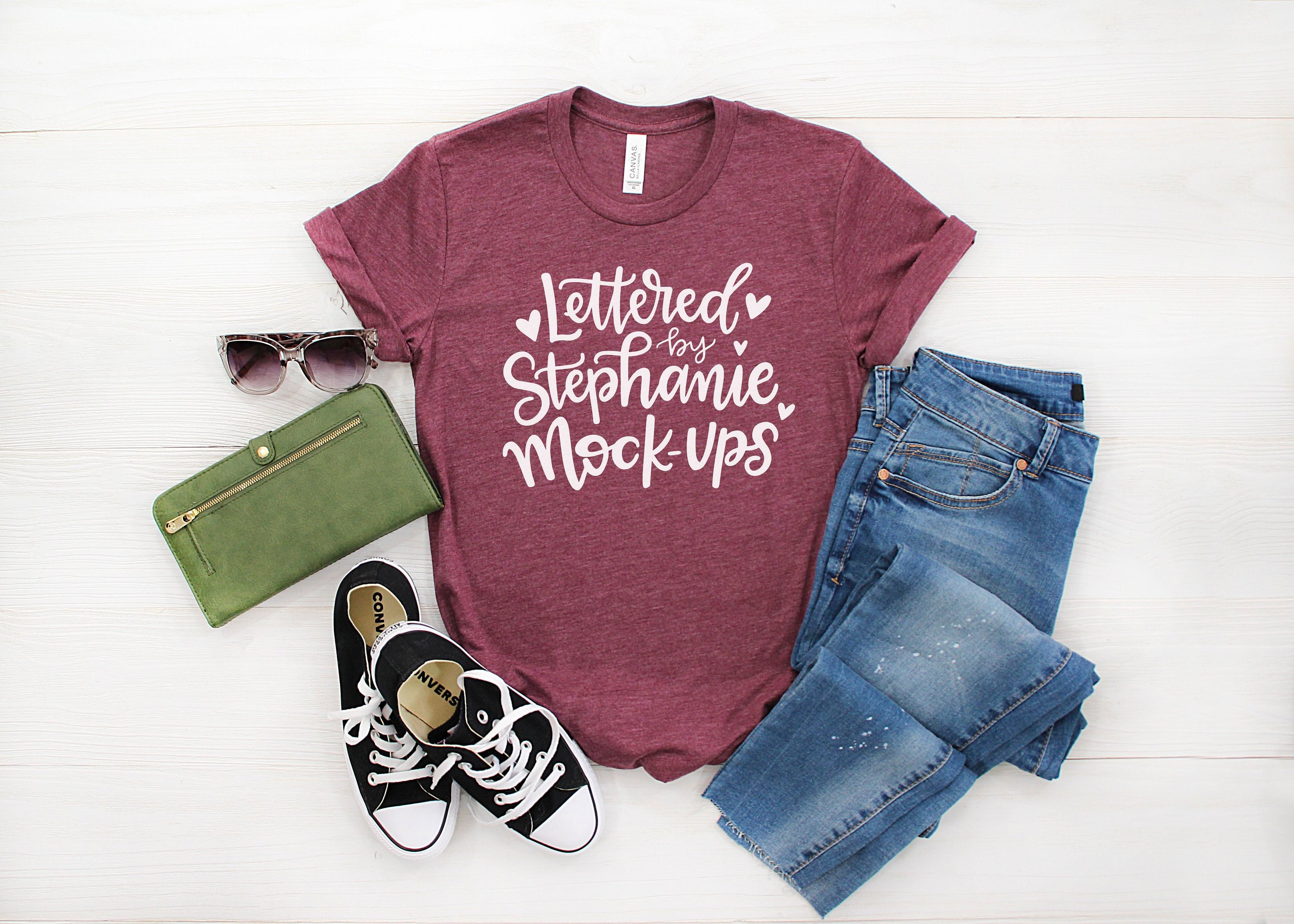 Download Bella Canvas 3001 Maroon Tri-blend T-Shirt Mock Up | Etsy