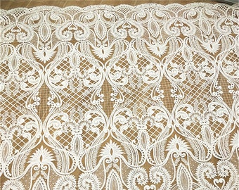 Exquisite Sequin Lace Fabric Wedding Dress Fabric Gown Bridal Lace New Arrival Tulle Embroidery Lace Fabric By The Yard