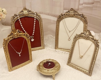 Gold Rahmen Schmuck Display: Vintage Style Ohrring Halter