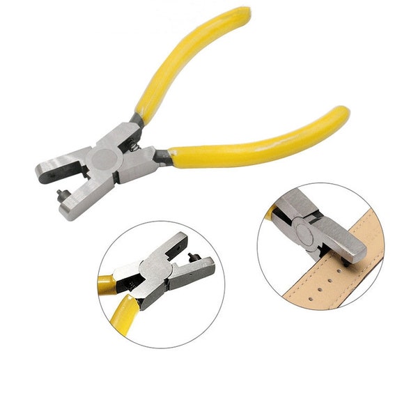 Leather Punch Pliers, Leather Craft Hole Punch Tools Hand Held Silent Pliers For Making Holes In Your anything leather 2mm