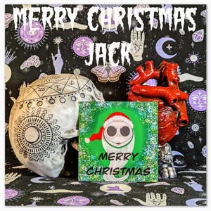 Mini Print, &quot;Merry Christmas Jack&quot;, Ohne Rahmen