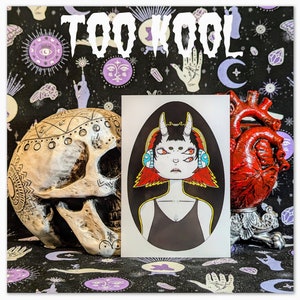 Mini Print, &quot;Too Kool&quot;, Unframed