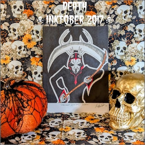Original Artwork, Inktober &#39;17: Death