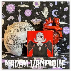 Mini Print, &quot;Madam Vampique&quot;, Unframed