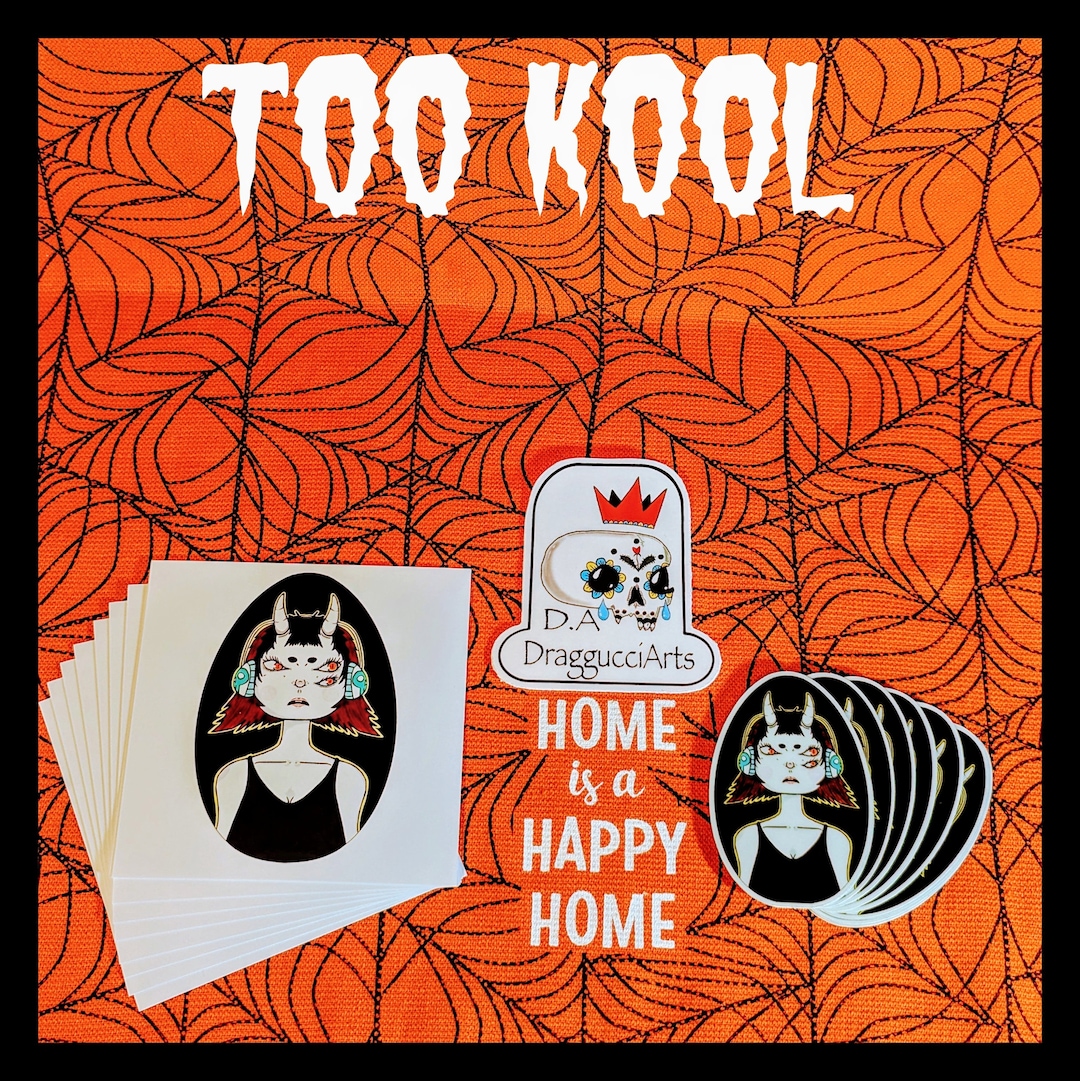 Kiloz R Kool Sticker Mini Print & Sticker Combo,