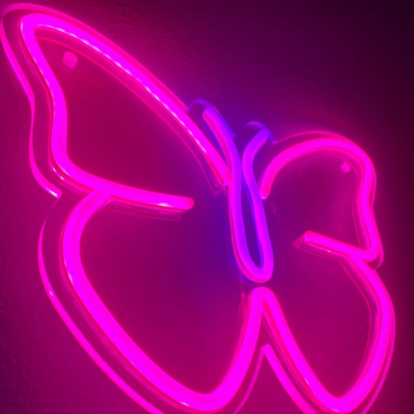 Butterfly Neon Sign - Etsy